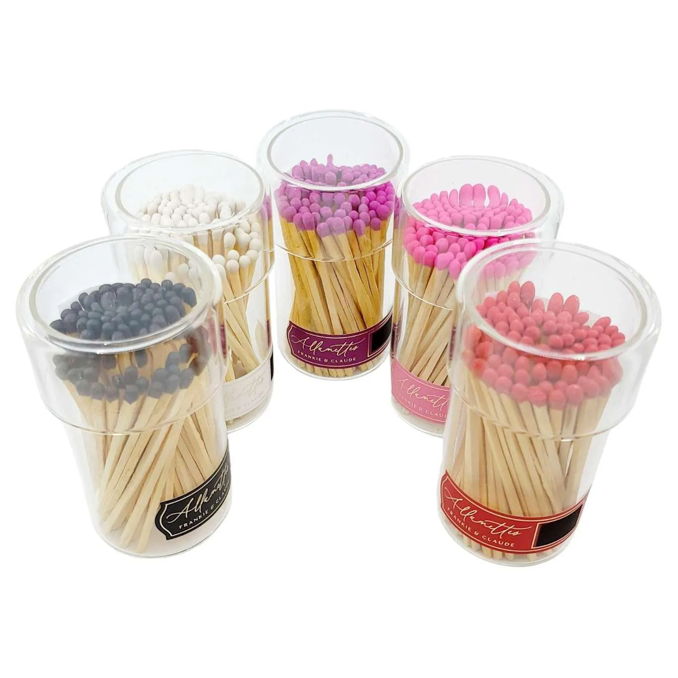(30% Off) Matches - Allumette Glass Jar (Scarlet Red) by Frankie & Claude