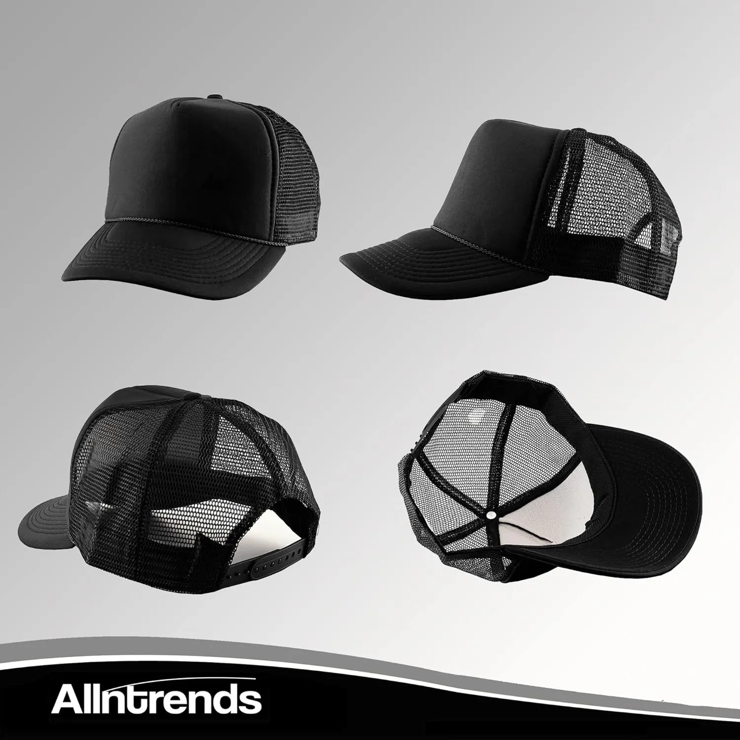 ALLNTRENDS Veterans for Trump Trucker Hat Trump 2024 Caps Adjustable Baseball Hats