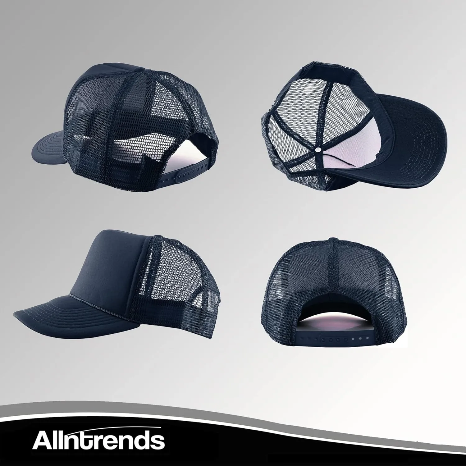 ALLNTRENDS Veterans for Trump Trucker Hat Trump 2024 Caps Adjustable Baseball Hats