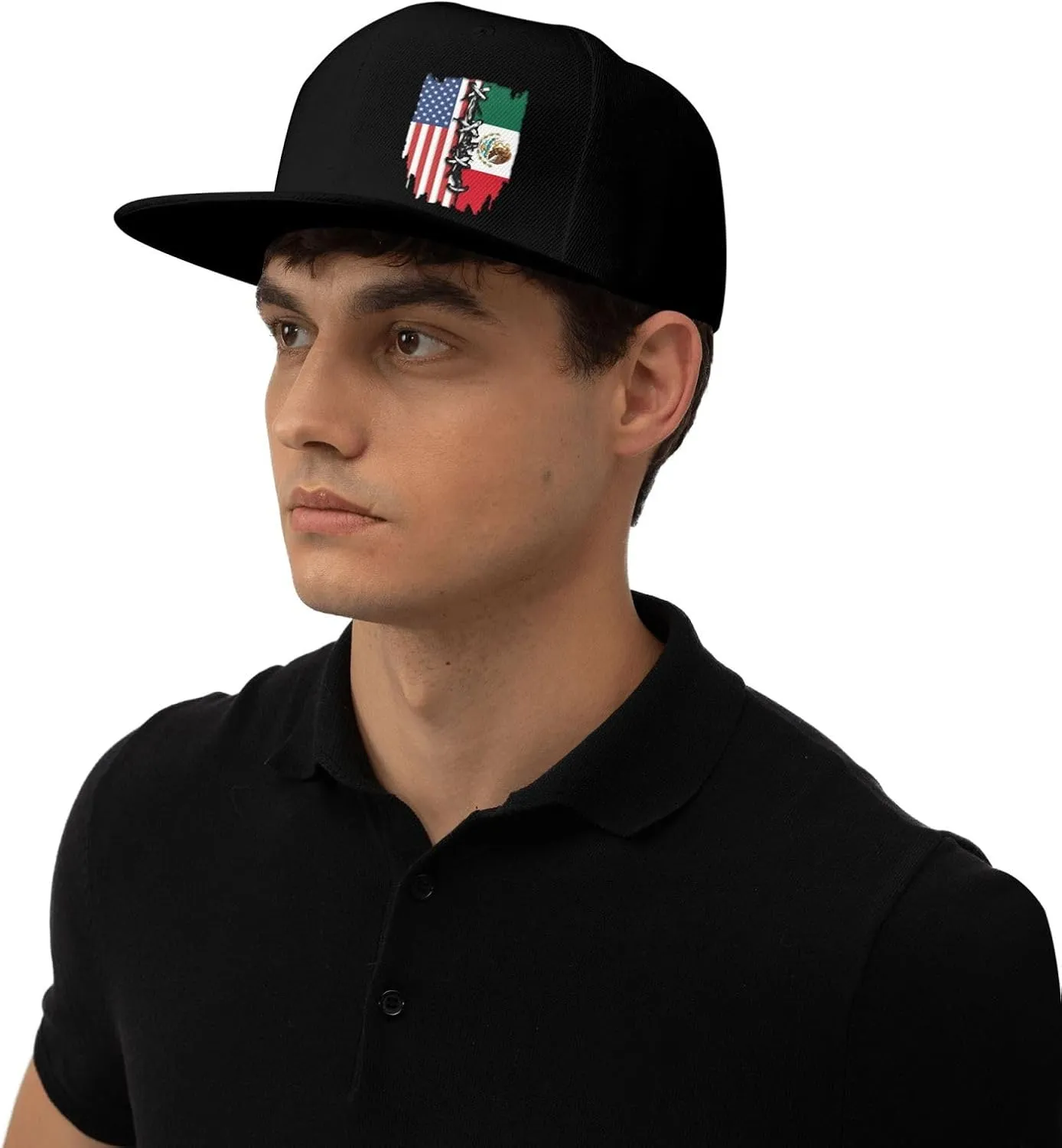 Baseball Caps for Men Women Adjustable Flat Brim Hat Classic Hip Hop Hat Dad Hat Running Sun Hats