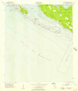 Beacon Beach FL topo map, 1:24000 Scale, 7.5 X 7.5 Minute, Historical, 1956, Updated 1957, 26.7 x 22.9 in