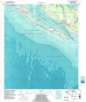 Beacon Beach FL topo map, 1:24000 Scale, 7.5 X 7.5 Minute, Historical, 1994, Updated 1998, 27.9 x 24.1 in