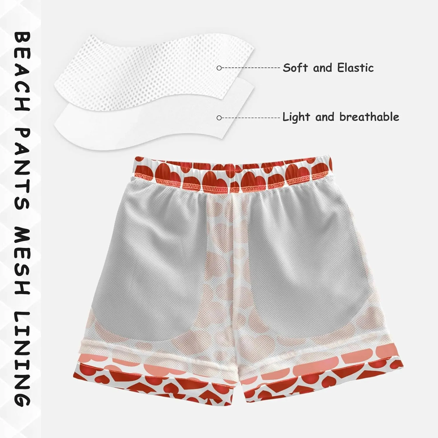 Boccsty Blue Ice Cream Boys Swim Trunks Baby Kids Swimwear Summer Toddler Beach Board Shorts 2T-XL