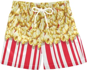 Boccsty Blue Ice Cream Boys Swim Trunks Baby Kids Swimwear Summer Toddler Beach Board Shorts 2T-XL