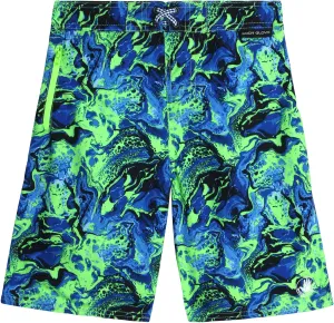 Body Glove Boys Swim Board Shorts - UPF 50  Quick Dry Boys Swim Trunks Bathing Suit Kids Swimwear with Pockets(Sizes: 8-18)