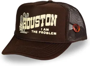 Bottom Shelf Houston I Am The Problem Foam Trucker Hat Unisex with Hat Pin