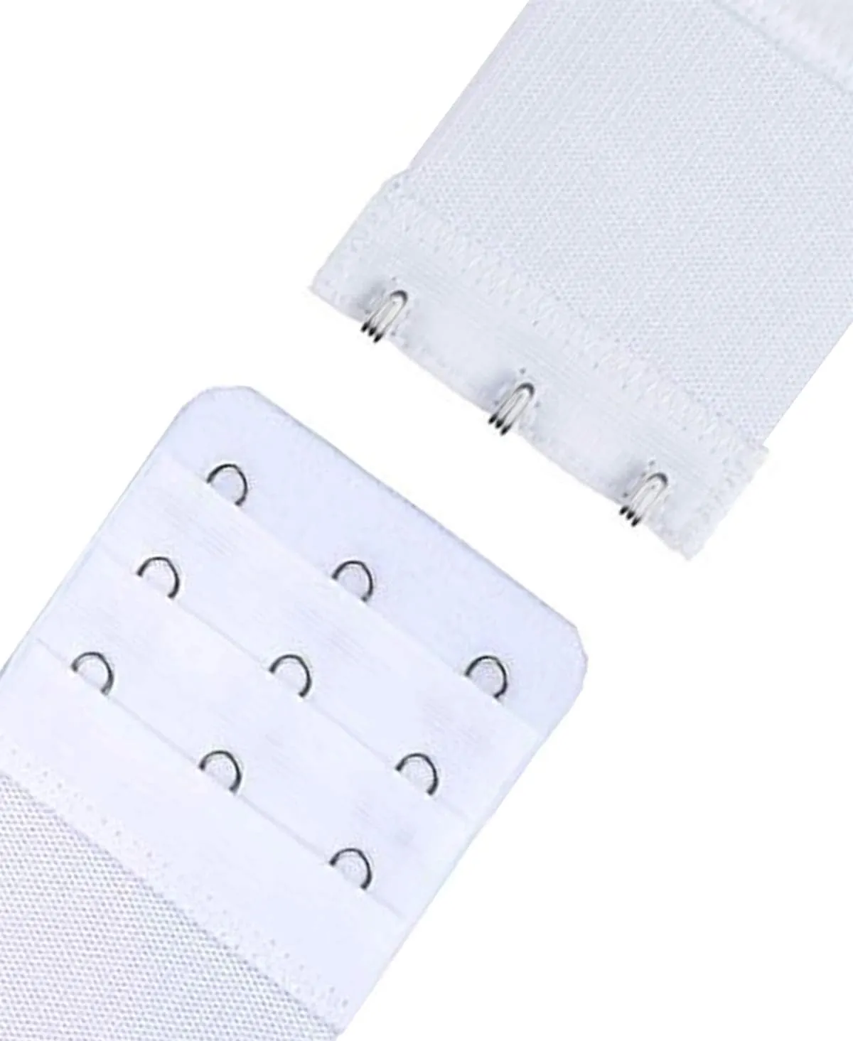 Bra Extender 3 Hooks 3 Rows Elastic Bra Band Hook Strap Extensions for Women, Pack of 4