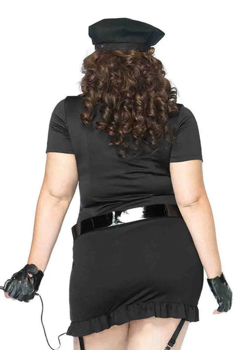 Cop Dirty Women's Sexy Police Officer Curvy Size Costume