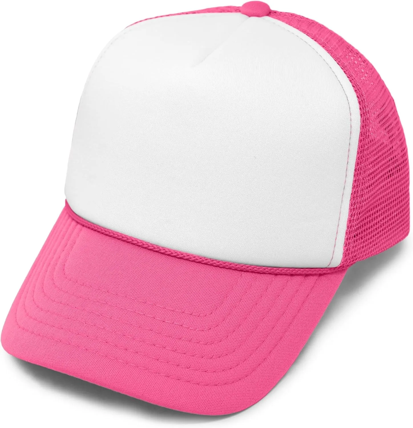 DALIX Youth Mesh Trucker Cap - Adjustable Hat (S, M Sizes)