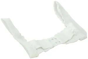 DMI Adjustable Upper Back Shoulder Support Brace Posture Perfect Band, For Men and Women, One Size Fits Most, White