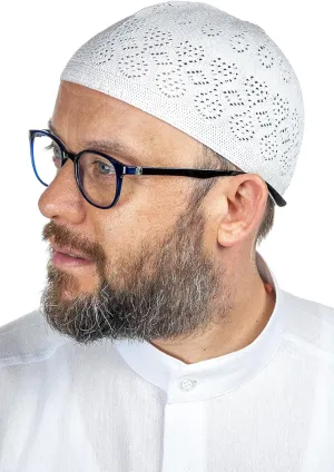 ihvan online Turkish Muslim Knitting Kufi Hats for Men, Taqiya, Takke, Peci, Islamic Caps, Islamic Gifts, Standart Size