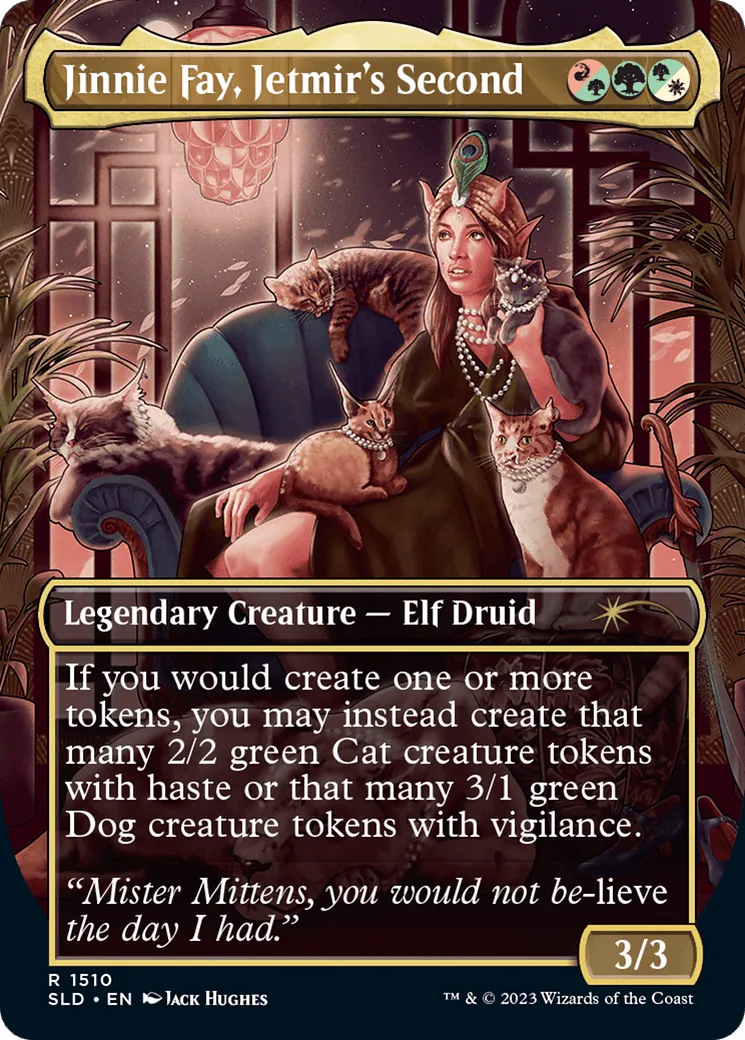 Jinnie Fay, Jetmir's Second // Jinnie Fay, Jetmir's Second [Secret Lair Commander Deck: Raining Cats and Dogs]