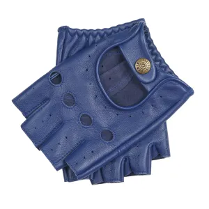 Men's Fingerless Leather Driving Gloves