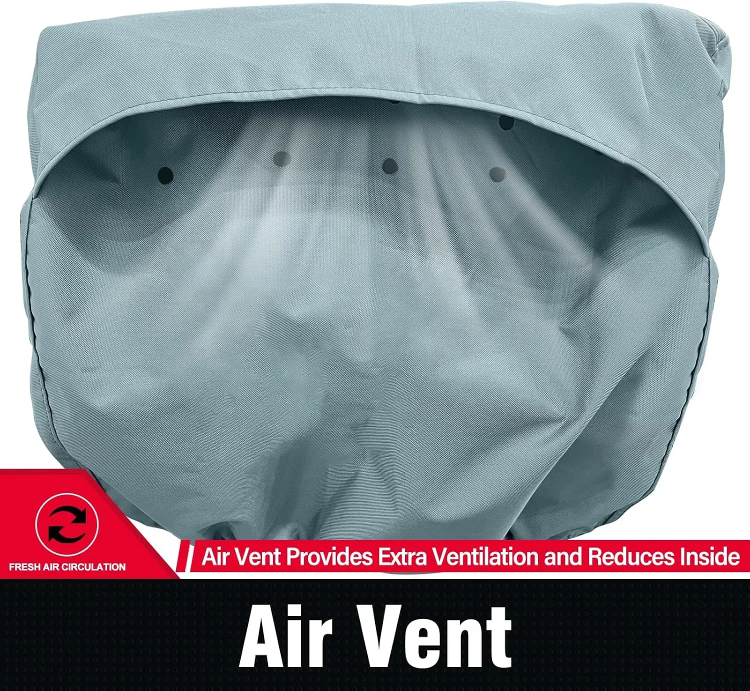 Outboard Motor Cover Waterproof Heavy Duty 900D Oxford with Cotton Lining Boat Motor Cover Fits 25-50 HP Outboard Engine,Grey Green