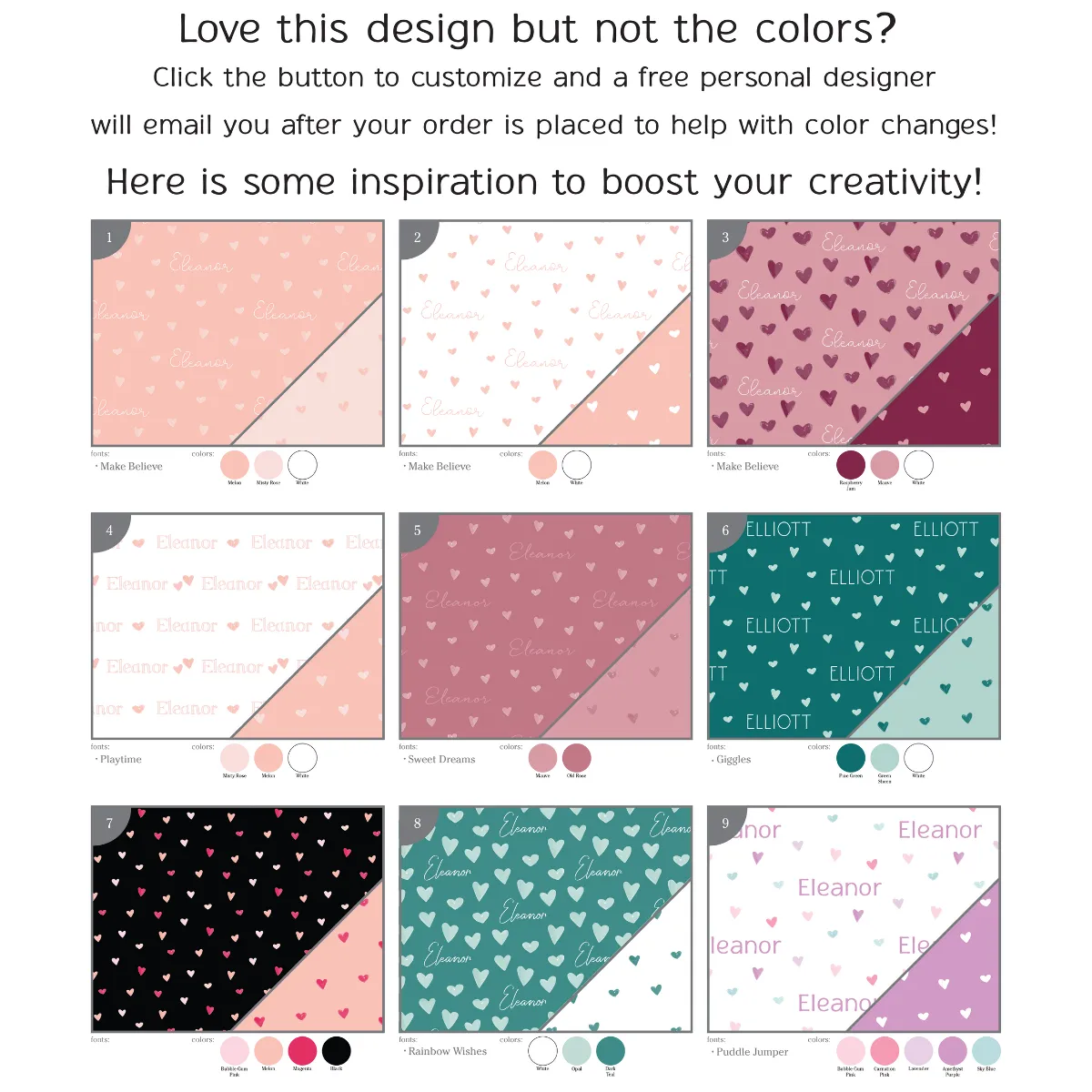 Personalized  Fresh 48 Bundle | Tiny Hearts