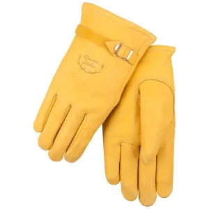 Revco 17A Premium Elkskin Drivers Glove with Pull Strap Cuff (1 Pair)