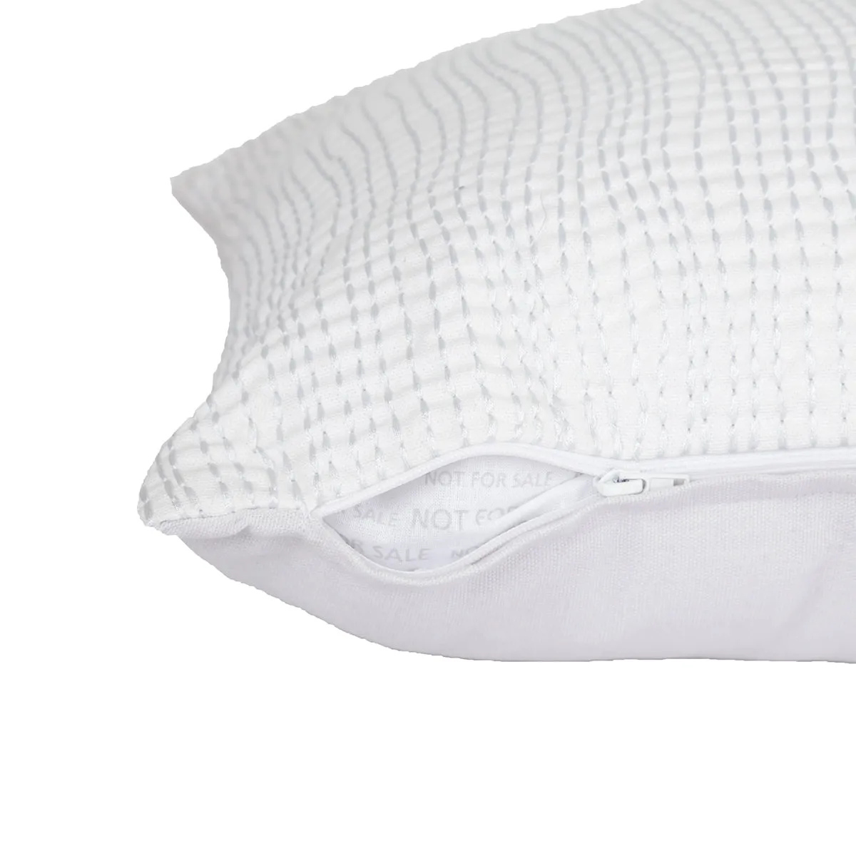 Rice Stitch Embroidered Cushion Cover