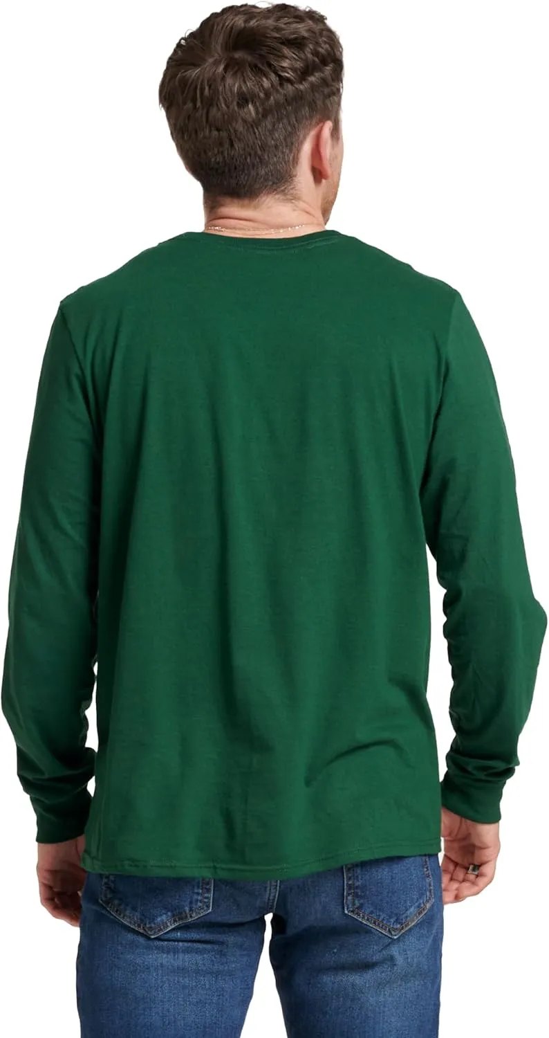 Russell Athletic Men's Dri-Power Long Sleeve Tees, Moisture Wicking, Odor Protection, UPF 30 