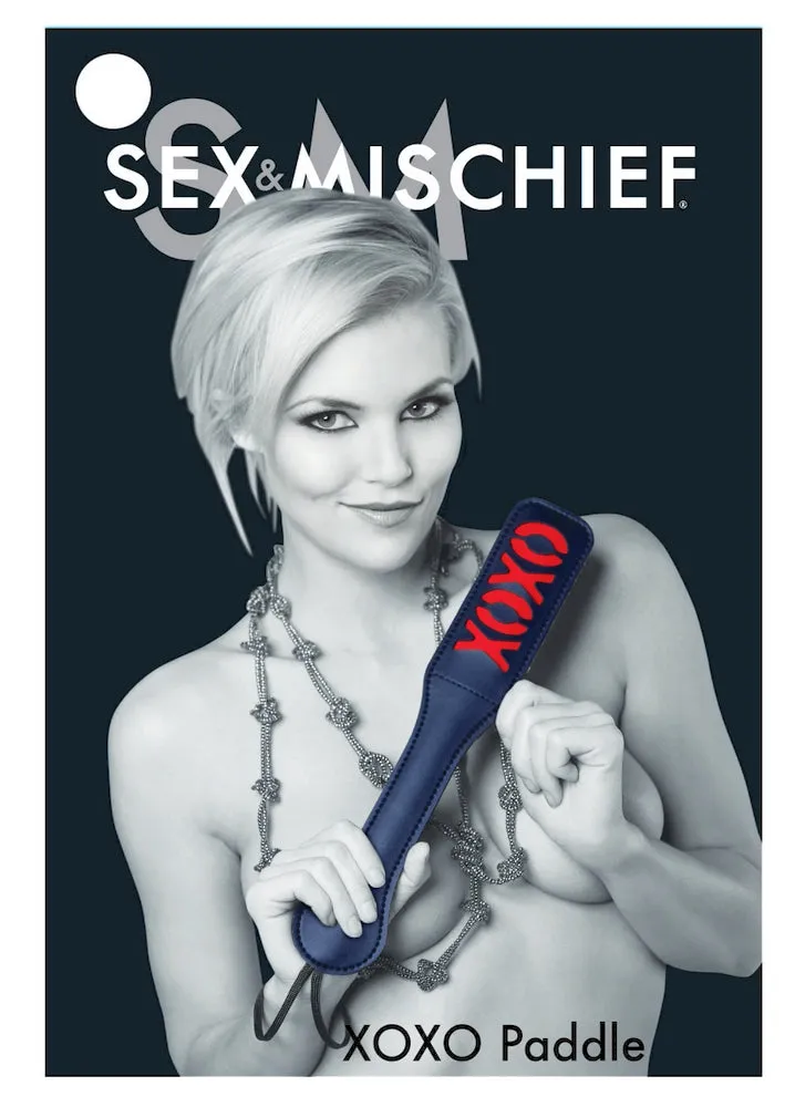 Sex & Mischief Xoxo Paddle Black