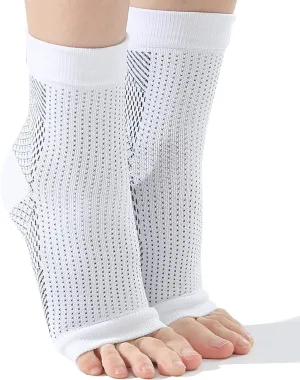 Soothe Pain Relief Socks for Neuropathy Pain , Neuropathy Pain Relief Socks (Large-X-Large, White)