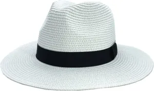Straw Panama Sun Hats for Women Men Summer Wide Brim Fedora Beach Hat Unisex Uv Protection Sunshade Cap Sun Hat