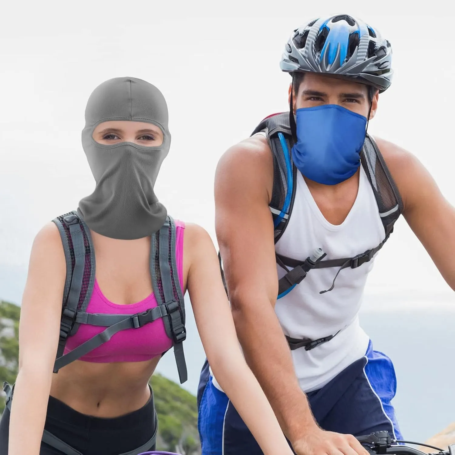 Tarpop 24 Pieces Ski Mask Balaclava Face Mask Full Face Cover for Men Skiing, UV Protection