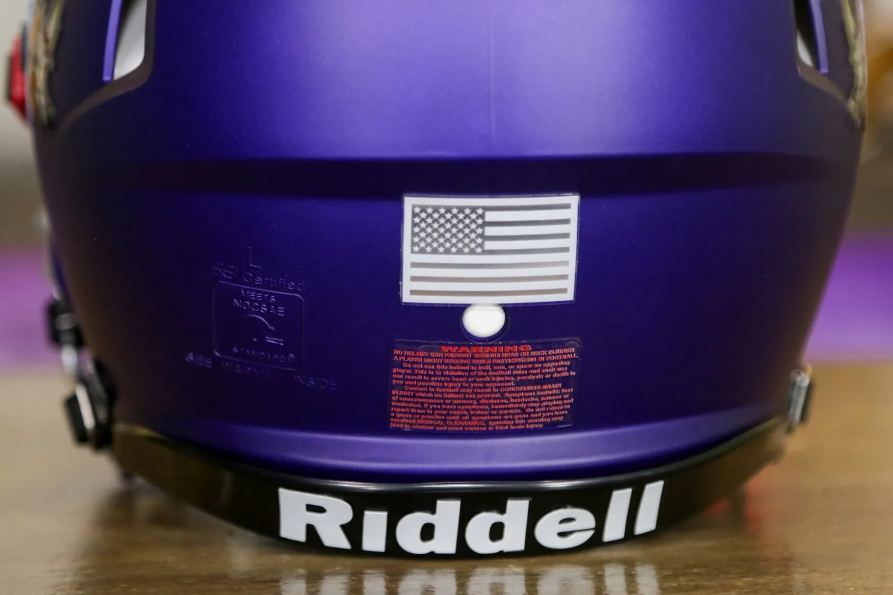 TCU Horned Frogs Riddell Speed Authentic Helmet - GG Edition