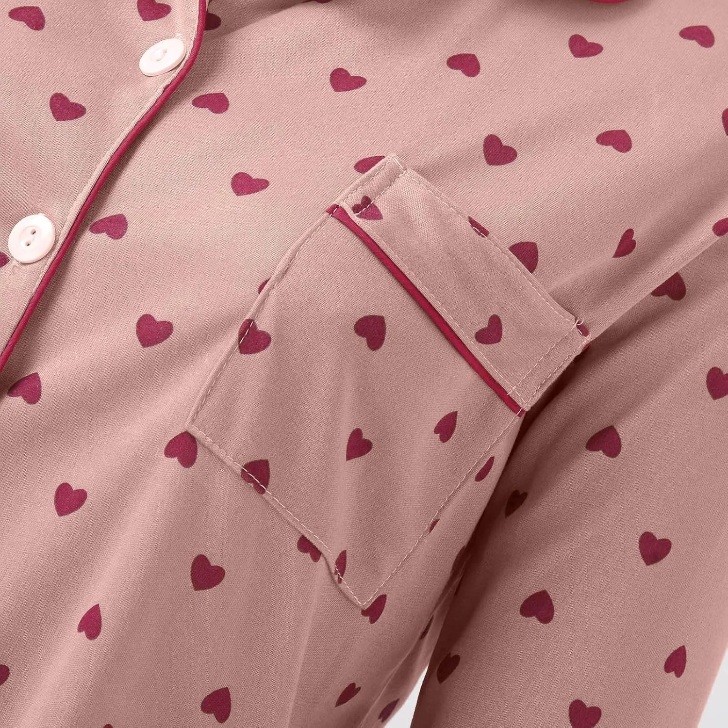 Womens Comfy Pajama Sets Sexy 2 Piece Printed Lapel Button Long Sleeve Shirts Pants Plus Size Casual Loungewear Sets